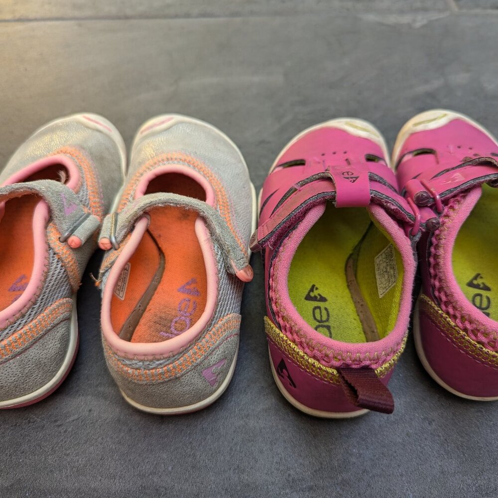 Plae toddler 7.5 ty shoes sandals -2pair-